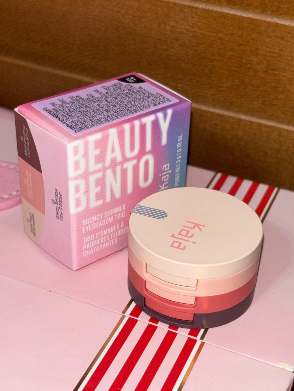 Kaja Beauty Bento Bouncy Eyeshadow Trio